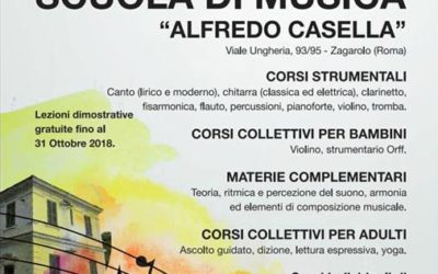 I corsi di musica della Scuola “Alfredo Casella”