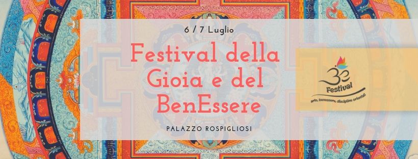 Festival della Gioia e del BenEssere 2019