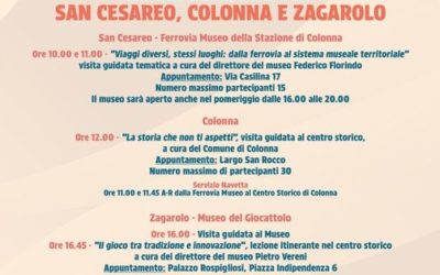 Gli Itinerari del MuseumGrandTour: Sabato 28 Settembre al Museo del Giocattolo di Zagarolo