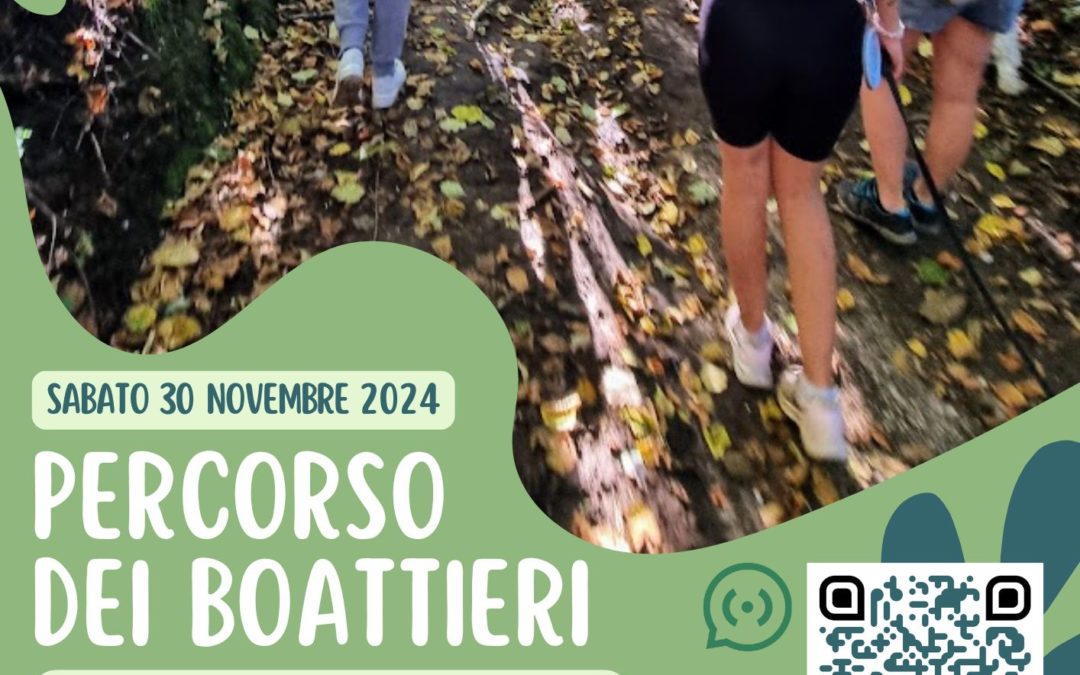 PERCORSO DEI BOATTIERI “Aperto per Prova!” cammino del 30 Novembre 2024