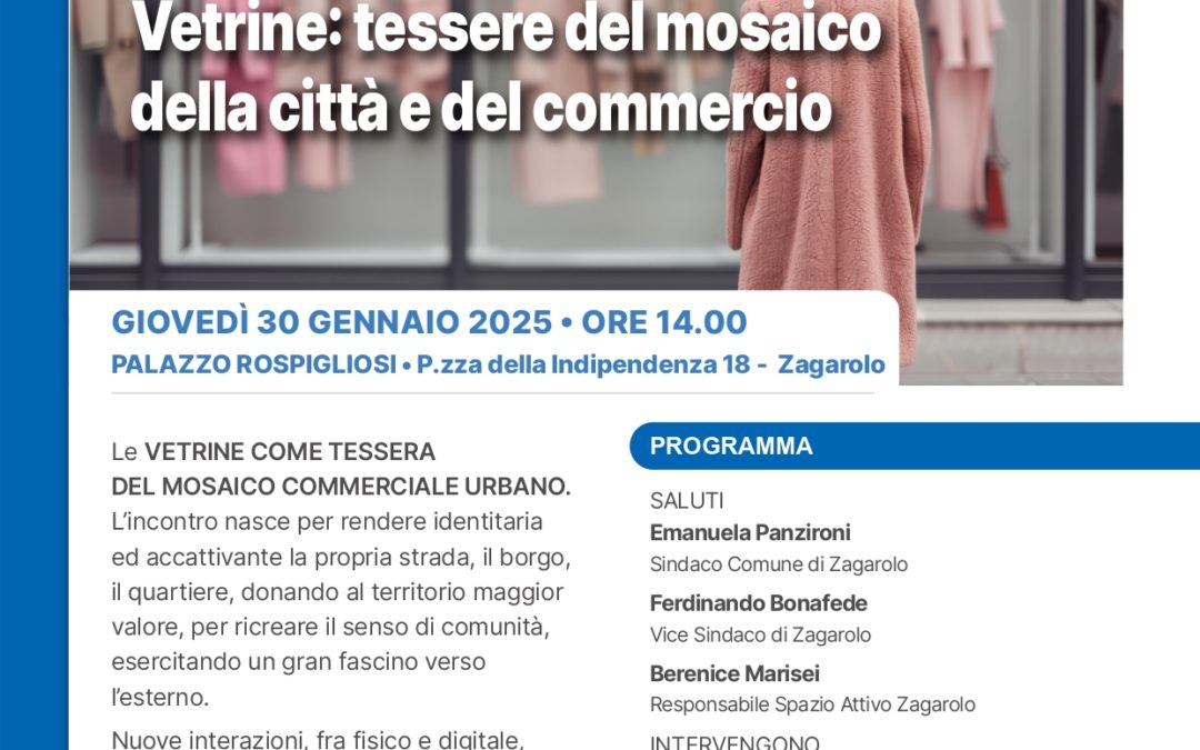 Vetrine: tessere del mosaico della città e del commercio